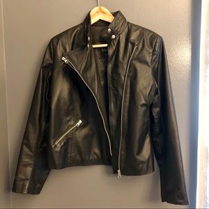 Brand new - leather moto jacket